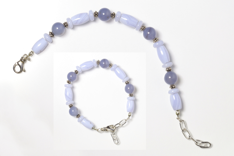 Agate/ss Bracelets